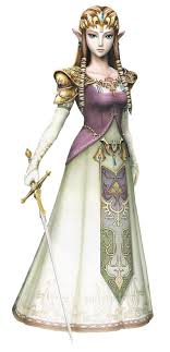Zelda debout avec son épée