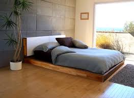 Contemporary Wood Platform Beds