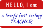 twenty first century teacher name tag